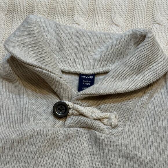 Gap shawl knit pullover sz 4T - Picture 5 of 5